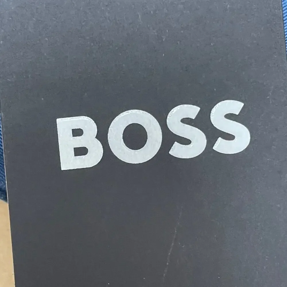 Boss Hugo Boss NWT H-Genius-222 Men's Dress Pants Blue Size 36R Slim Fit Chino